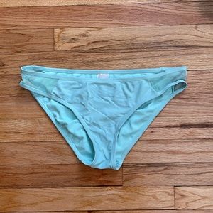 Teal Bikini Bottom with mesh side detailing